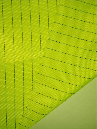 HN-YIJA 全滌防靜電斜紋綢 螢光 側面照